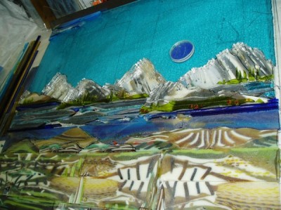 phpXtP9NIPM.jpg (113.27 KiB) Viewed 41783 times Way tooooo much cream colour so I have to do a lot more work but will take it with me ( carefully wrapped of course so nothing moves around so hopefully NO pot holes in the highway for my 15 hours drive